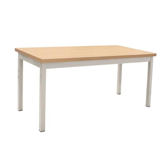 钢木结构阅览桌